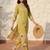 Women Floral Printed Regular Sequinned Pure Cotton Kurta with Trousers