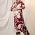 Floral Printed Shirt Collar Sequinned Kurta with Trousers