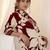 Floral Printed Shirt Collar Sequinned Kurta with Trousers