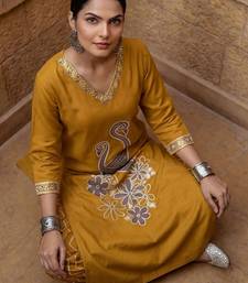 Women Ethnic Motifs Printed Regular Sequinned Kurta with Patiala