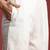 Floral Embroidered Panelled Thread Work Pure Cotton Kurta with Trousers