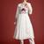 Floral Embroidered Panelled Thread Work Pure Cotton Kurta with Trousers