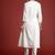 Floral Embroidered Panelled Thread Work Pure Cotton Kurta with Trousers