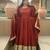 Dark Orange sequin And Embroidery Work Silk Blend Salwar Suite