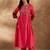 Women Floral Embroidered Empire Thread Work Liva Kurta with Trousers
