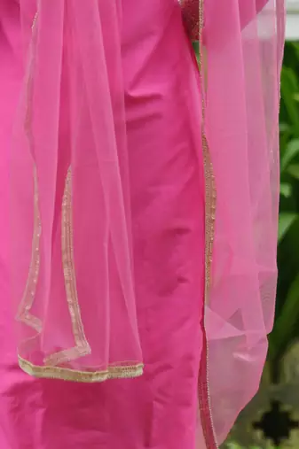 Women Embroidered Regular Kurta with Trousers & With Dupatta