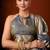 Dark grey jacquard silk blend saree with zari floral weave