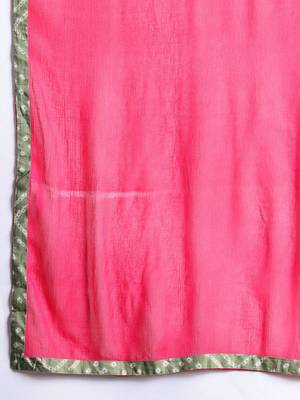 Bandhani Printed Thread Work Pure Cotton Kurta with Trousers & With Dupatta 5