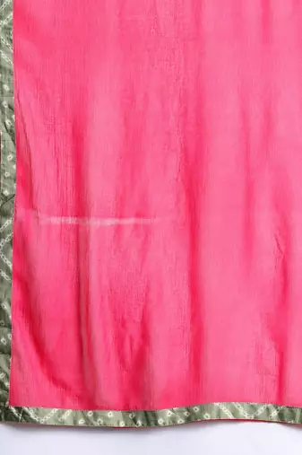 Bandhani Printed Thread Work Pure Cotton Kurta with Trousers & With Dupatta