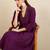Embroidered Panelled Sequinned A-Line Kurta with Trousers