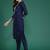 Ethnic Motifs Embroidered Zari Kurta With Trousers & Dupatta
