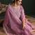 Ethnic Motifs Embroidered Thread Work Kurta With Trousers & Dupatta