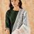 Straight Sequinned Liva Kurta with Palazzos & Dupatta