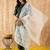 Straight Sequinned Liva Kurta with Palazzos & Dupatta