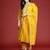 Floral Embroidered Thread Work Kurta with Trousers & Dupatta