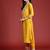 Floral Embroidered Thread Work Kurta with Trousers & Dupatta