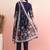 Floral Printed Regular Thread Work Kurta with Trousers & Dupatta