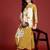 Bold Floral Printed Sequinned Kurta with Salwar Set