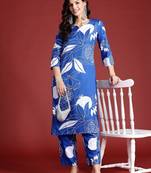 Floral Printed Kurta with Trousers