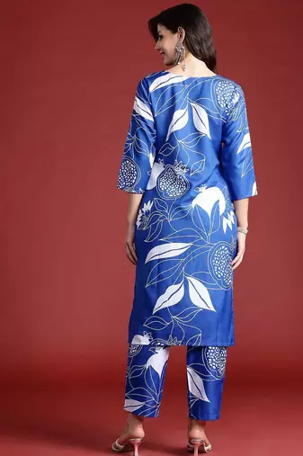 Floral Printed Kurta with Trousers