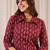 Women Floral Printed Pure Cotton Anarkali Kurta with Trouser