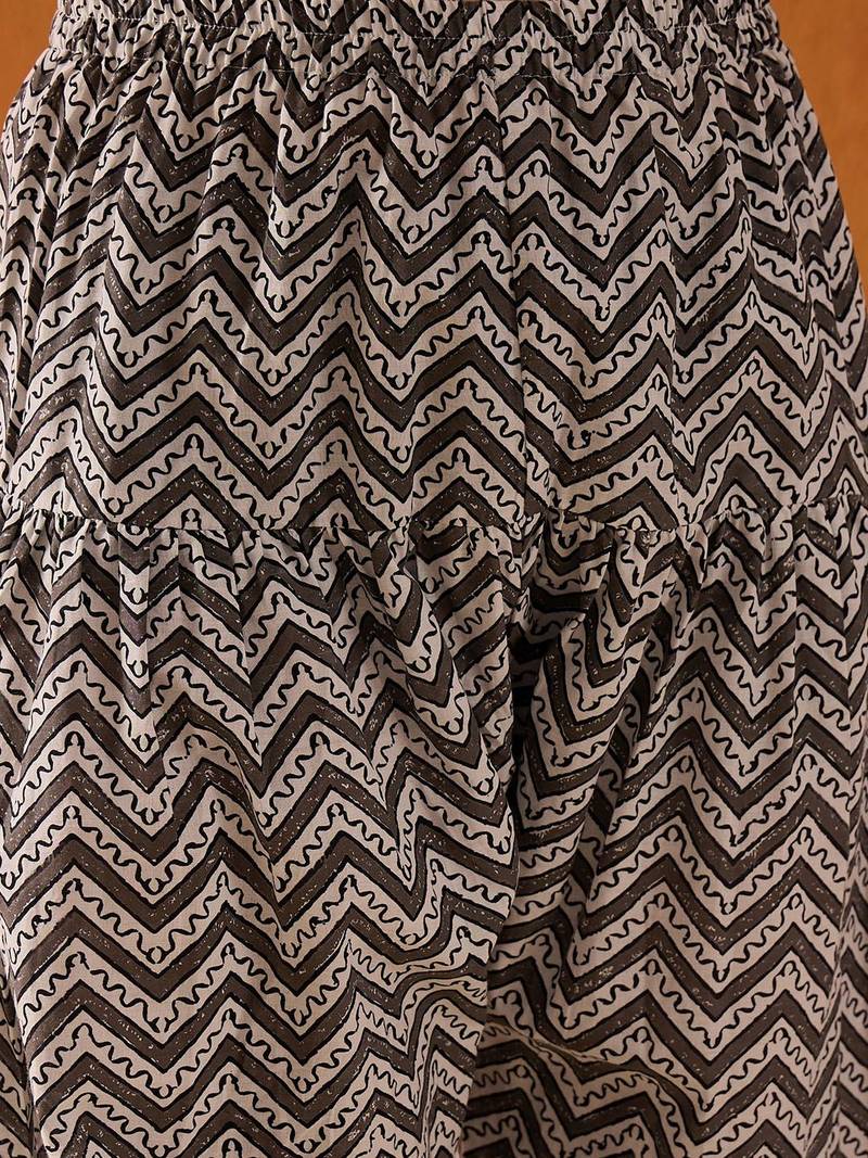 Printed Regular Pure Cotton Kurta with Salwar & Dupatta