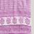 Purple Floral Printed Mirror Work Pure Cotton Kurta with Trousers & Dupatta