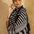 Black Ethnic Motifs Printed Pure Cotton Straight Kurta With Trousers & Dupatta
