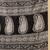 Black Ethnic Motifs Printed Pure Cotton Straight Kurta With Trousers & Dupatta