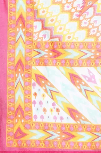 Ethnic Motifs Printed Mirror Work Pure Cotton Kurta with Trousers & With Dupatta