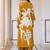 Floral Printed Sequinned Kurta With Salwar