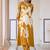 Floral Printed Sequinned Kurta With Salwar