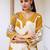 Floral Printed Sequinned Kurta With Salwar