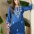 Floral Embroidered Straight Kurta with Trousers