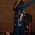 Floral Embroidered V-Neck Thread Work Straight Kurta With Sharara & Dupatta