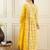 Floral Printed A-Line Mirror Work Pure Cotton Kurta with Trousers & Dupatta