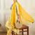 Floral Printed A-Line Mirror Work Pure Cotton Kurta with Trousers & Dupatta