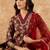 Floral Printed Straight Thread Work Kurta with Palazzos & Dupatta