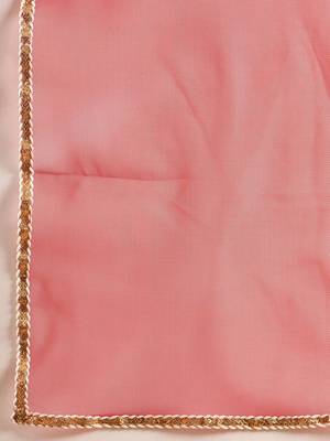 Floral Printed Straight Thread Work Kurta with Palazzos & Dupatta 3