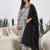 Floral Printed Sequinned Pure Cotton Straight Kurta with Trouser & Dupatta