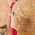 Ethnic Motifs Yoke Design Straight Thread Work Liva Kurta with Palazzos & Dupatta