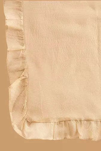 Ethnic Motifs Yoke Design Straight Thread Work Liva Kurta with Palazzos & Dupatta