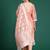 Woven Design Kurta With Trousers & Dupatta