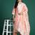 Woven Design Kurta With Trousers & Dupatta