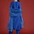 Yoke Design Zardozi Kurta With Trousers & Dupatta