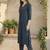 Women Printed Pleated Pure Cotton Kurta with Trousers