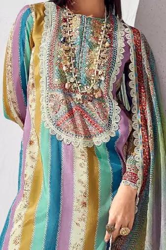 Women Ethnic Motifs Printed Regular Kurta Trousers With Dupatta