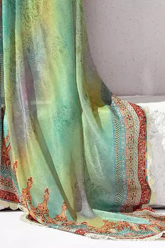 Women Ethnic Motifs Printed Regular Kurta Trousers With Dupatta