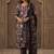 Women Floral Printed Regular Thread Work Kurta with Trousers & With Dupatta