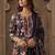 Women Floral Printed Regular Thread Work Kurta with Trousers & With Dupatta